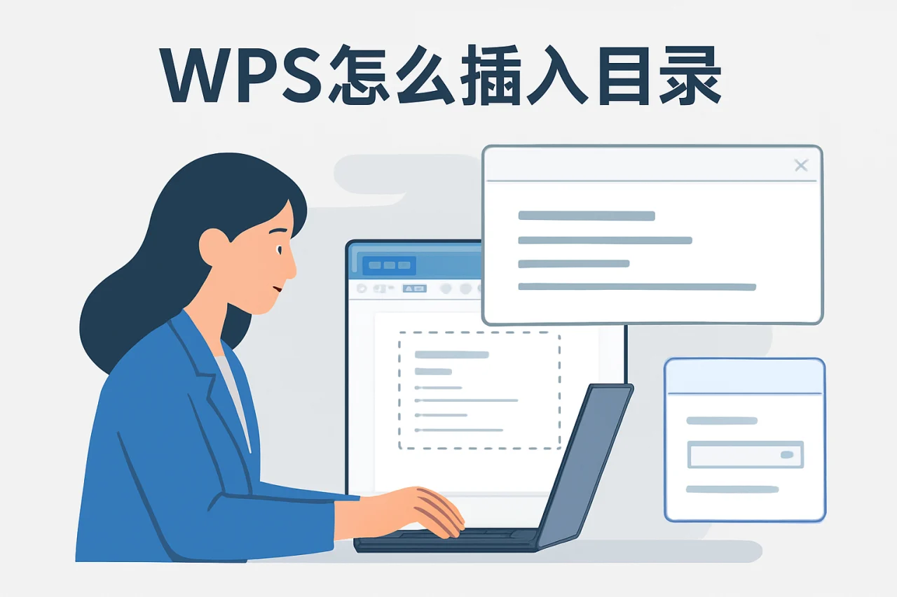 wps怎么插入目录
