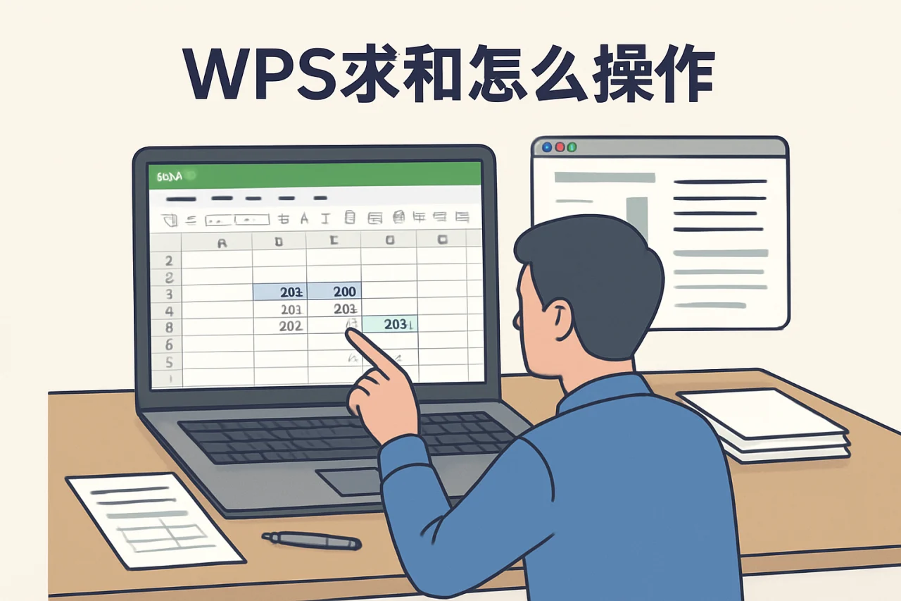 wps求和怎么操作