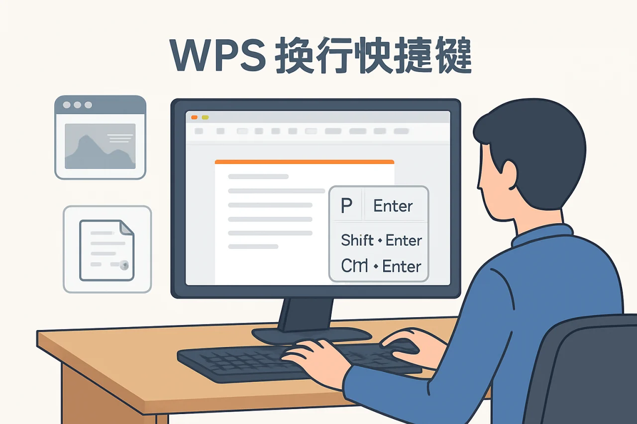 wps换行快捷键