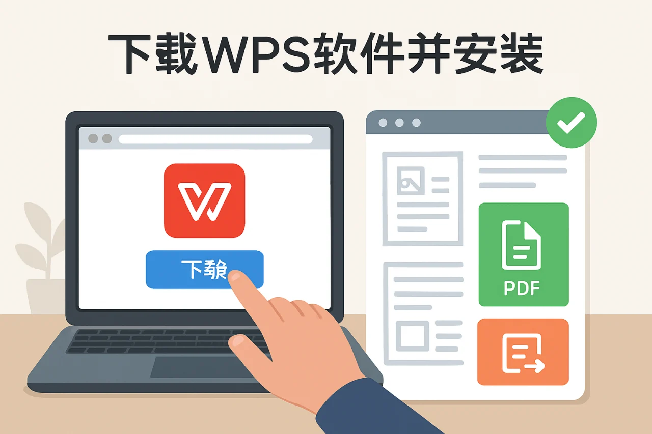 下载wps软件并安装