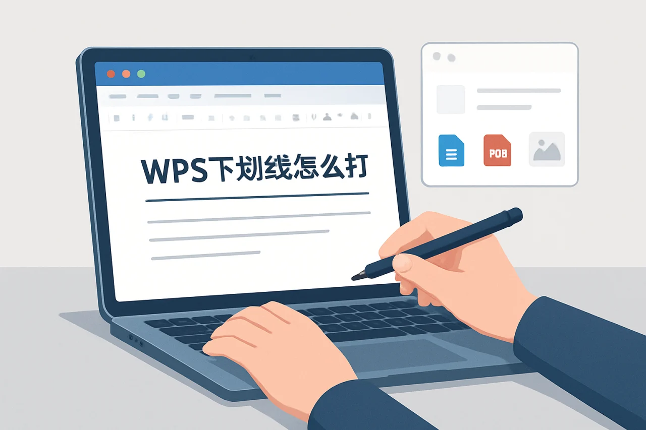 wps下划线怎么打