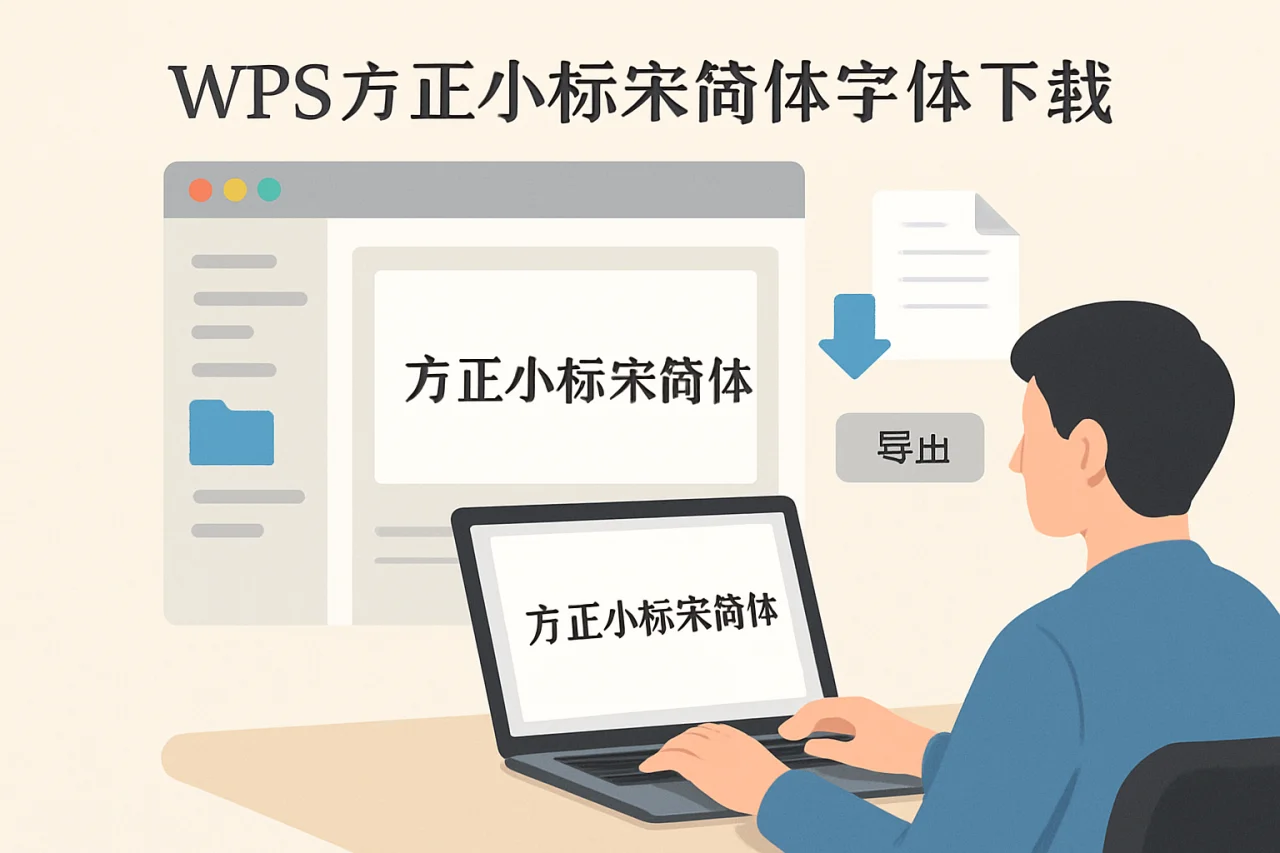 wps方正小标宋简体字体下载