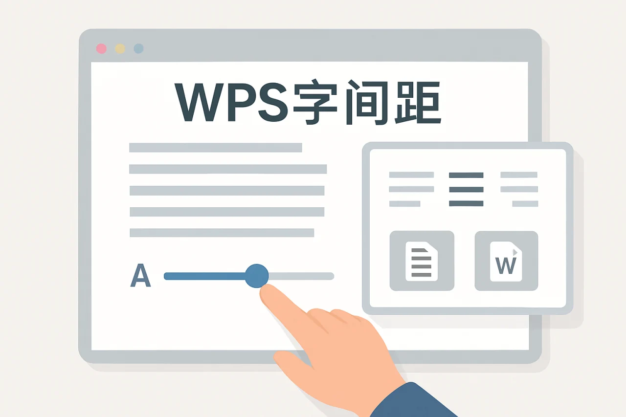 wps字间距