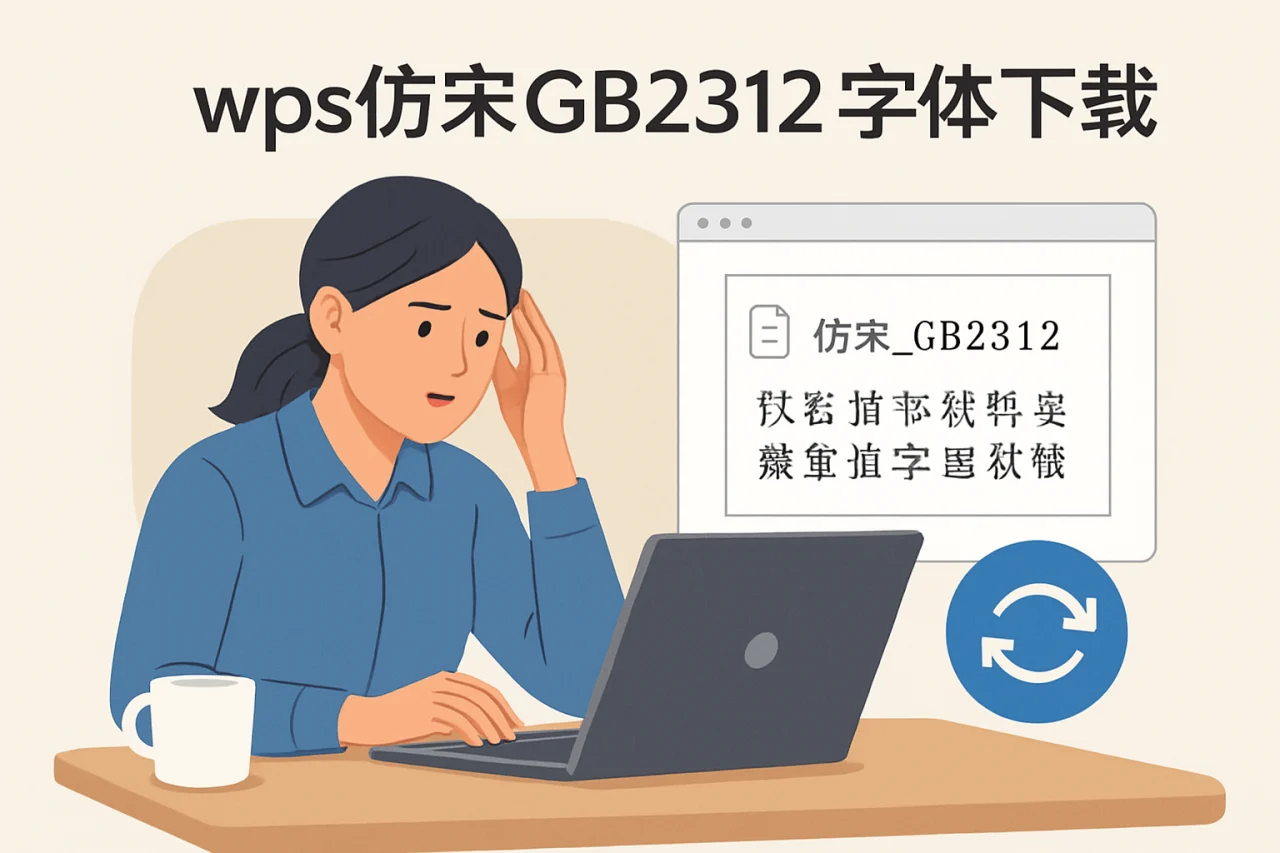 wps仿宋gb2312字体下载