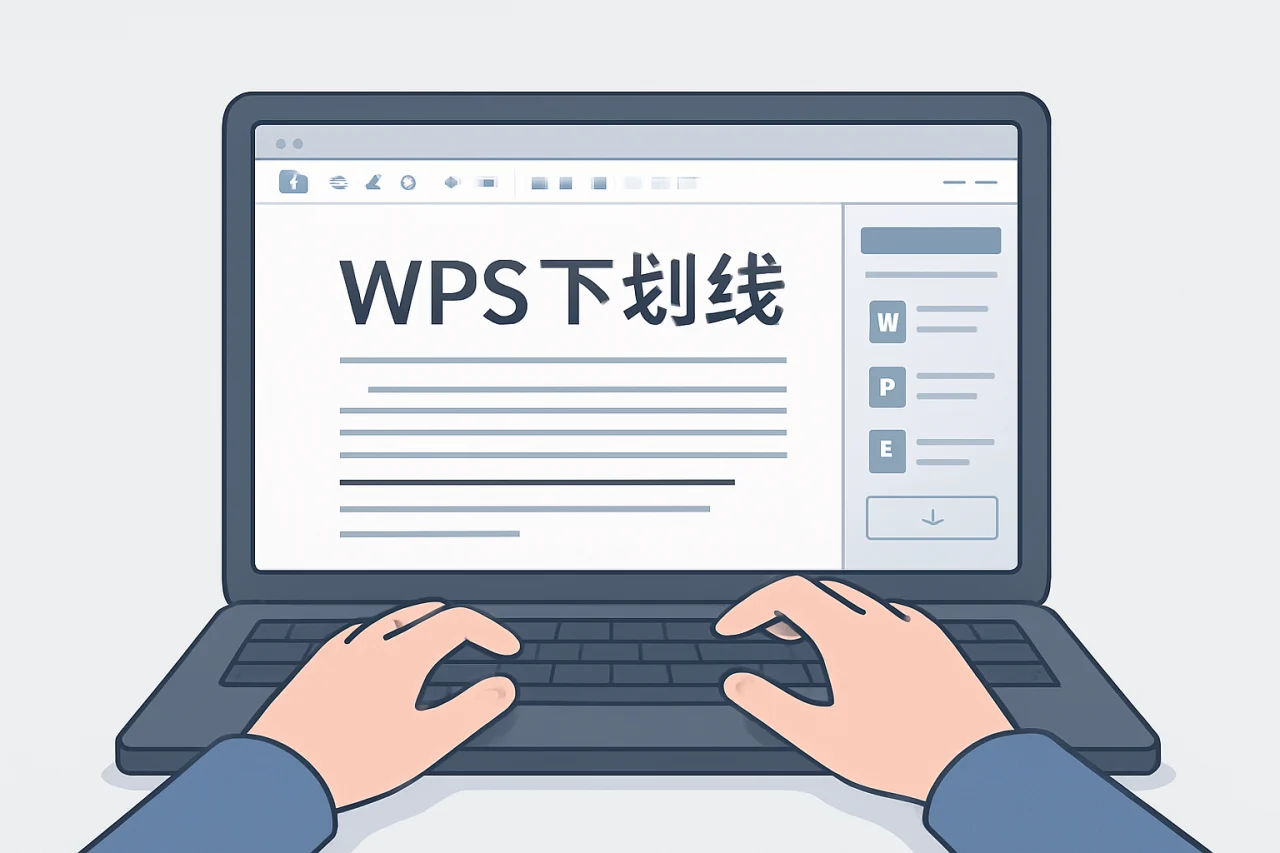 wps下划线