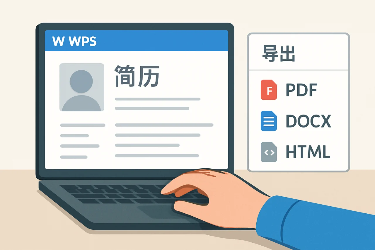 wps简历