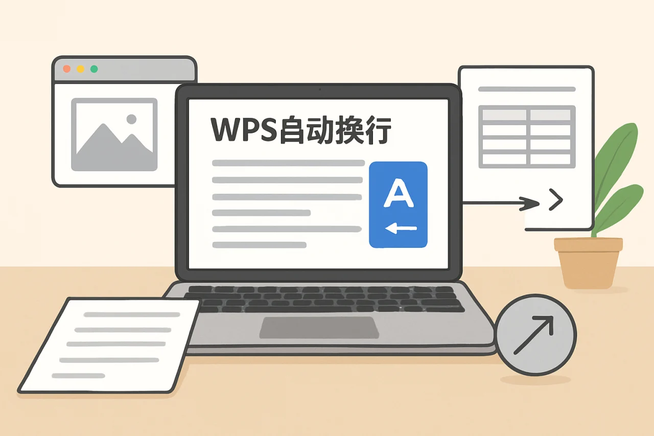 wps自动换行