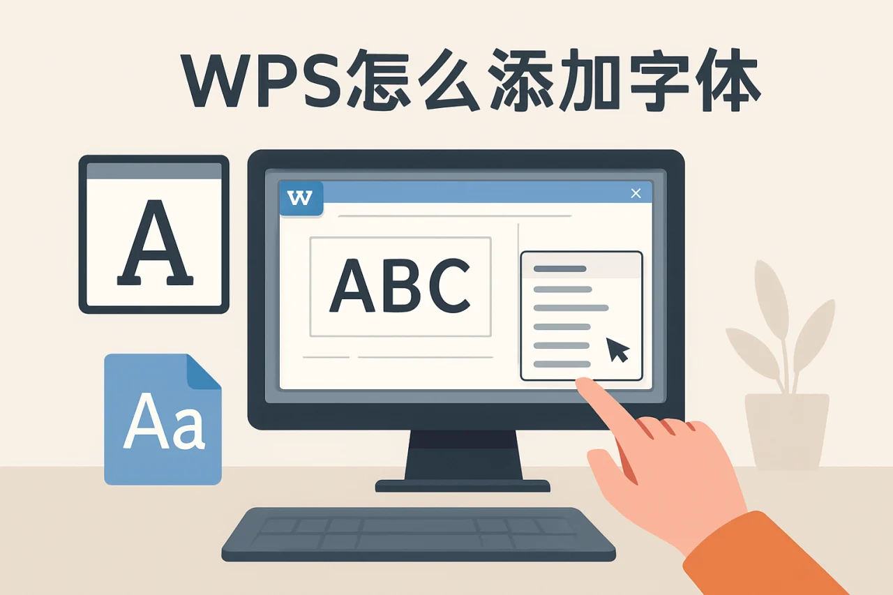 wps怎么添加字体