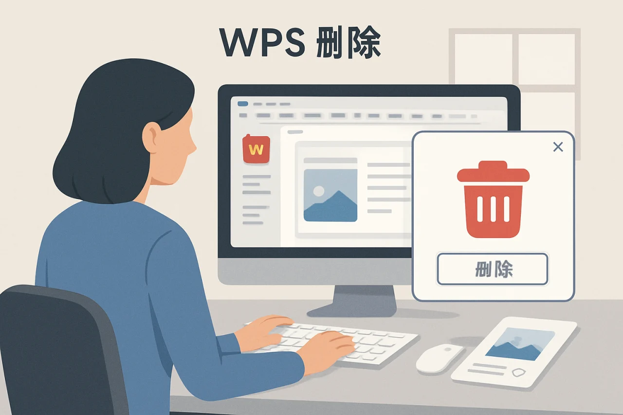 wps删除