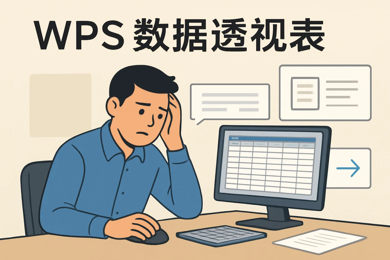 wps数据透视表