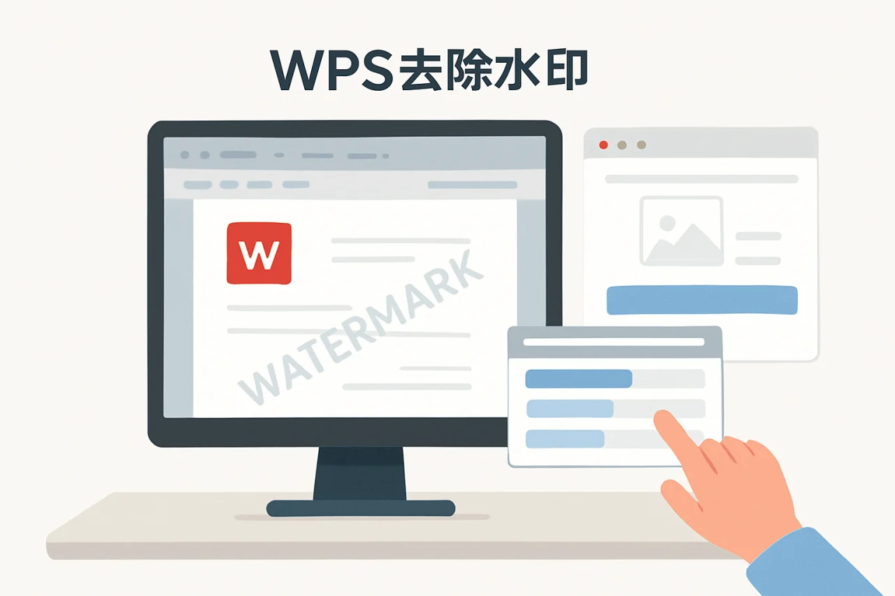 wps去除水印