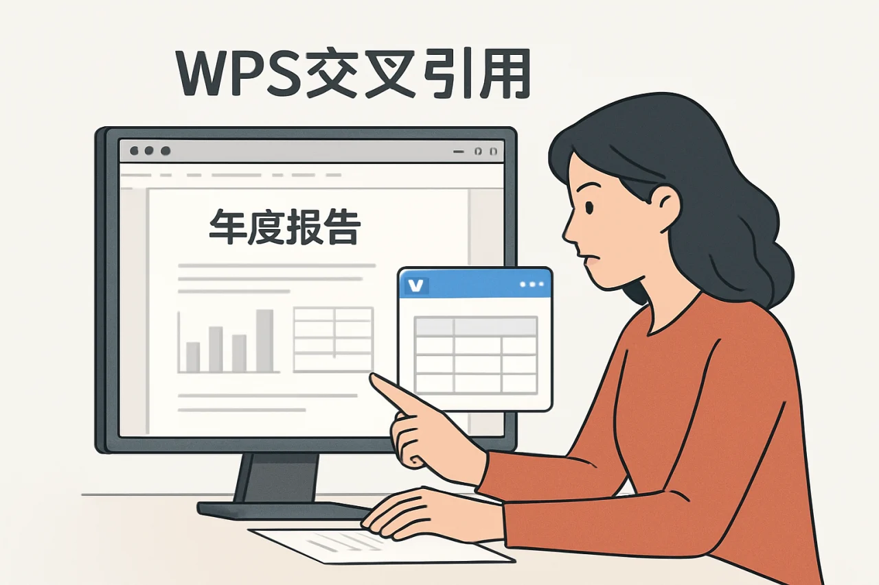 wps交叉引用