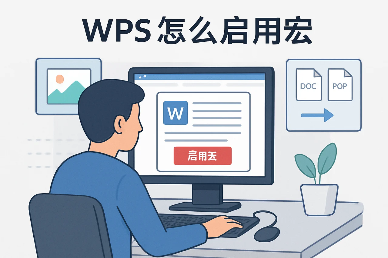 wps怎么启用宏